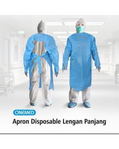 APRON DISPOSABLE LENGAN PANJANG ONEMED